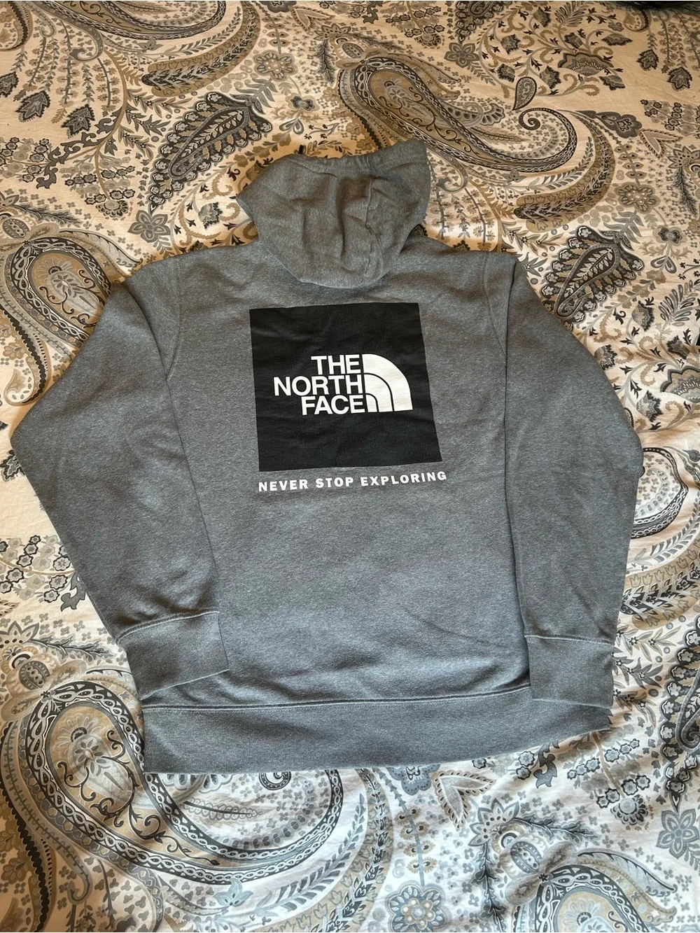 The North Face soft gray
